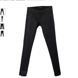 New- Flying Monkey Black Coated Skinny Jeans